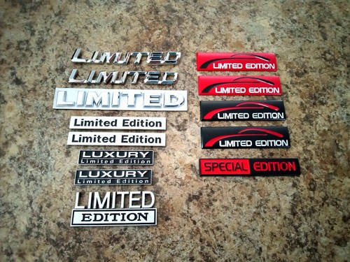 Limited edition emblems choose - emblems,