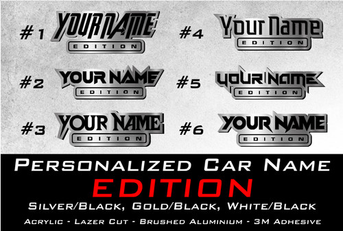 Custom text edition emblem - text,